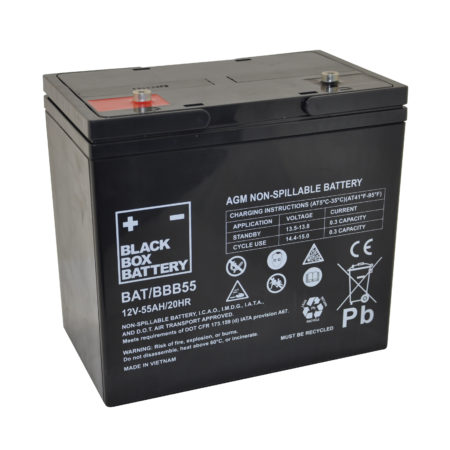 55Ah Black Box AGM Battery